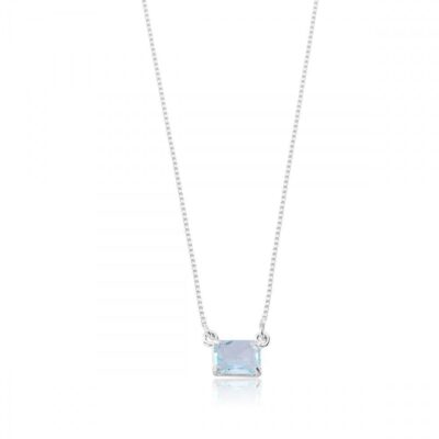 Gargantilha Zircônia Aquamarine