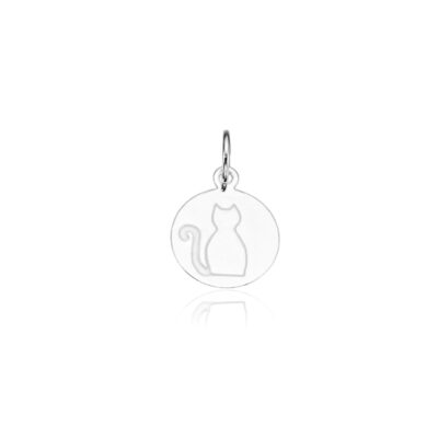 Pingente Medalha Gato